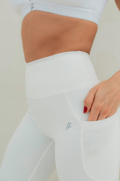 SUBLIME WHITE LEGGINGS Radell Sport clothes for women USA